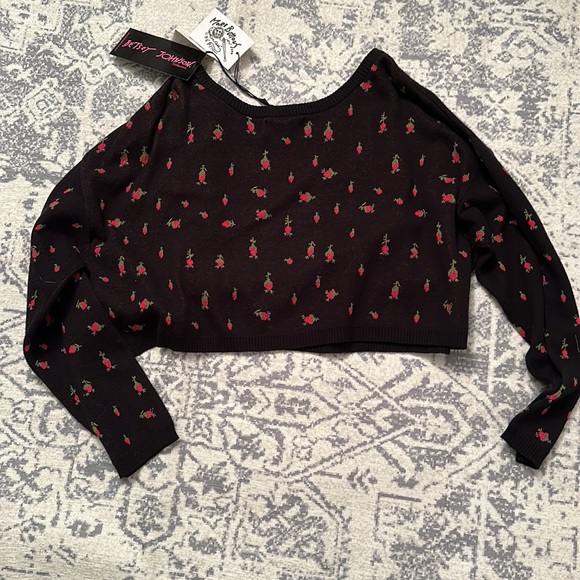 Vintage Betsey Johnson Cropped Sweater - Picture 4 of 4
